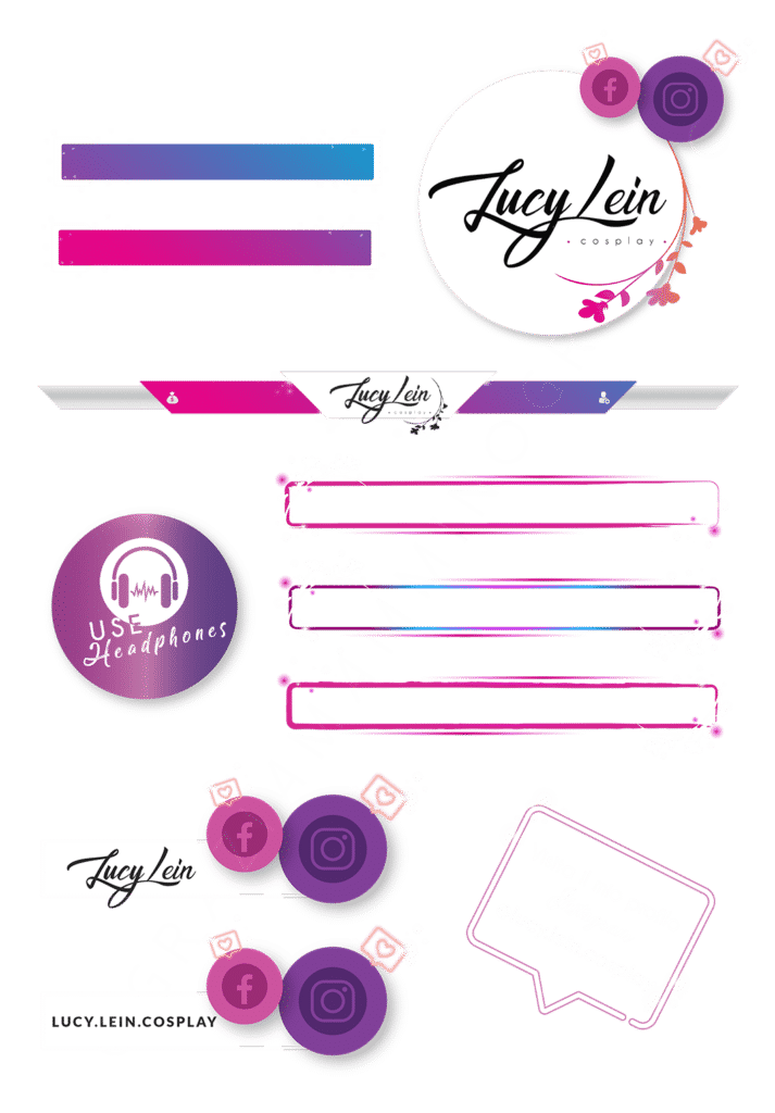 Lucy Lein - logo - streamer - grafiche twitch